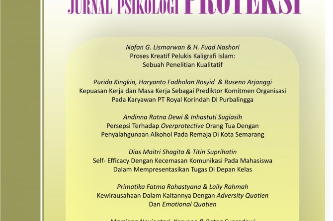 Judul Artikel Jurnal Psikologi Proyeksi Volume 5 Nomor 1 April 2010
